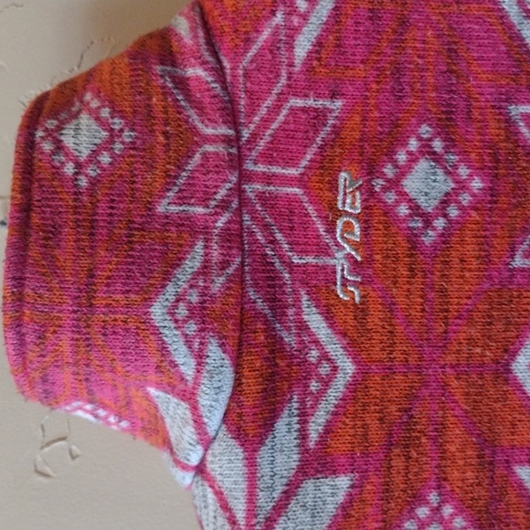 Spyder 1/4 Zip Pullover Salmon and Pink - Picture 4 of 6